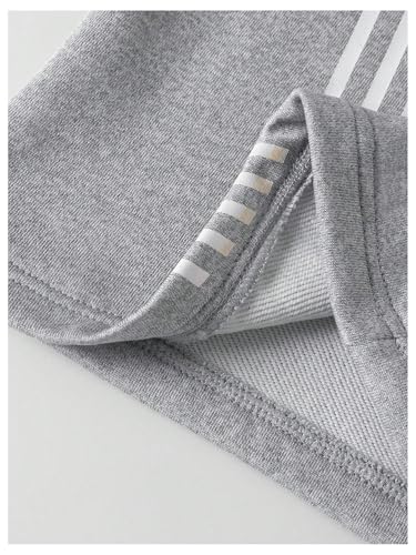 GORGLITTER Men's Baggy Wide Leg Sweatpants Striped Graphic Loose Track Pants Going Out Joggers3