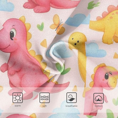 Joisal Girls Underwear Toddler 2t Cotton Girl Panties Cute Flower Kids Undies Briefs Cute Pink Yellow Dinosaurs3