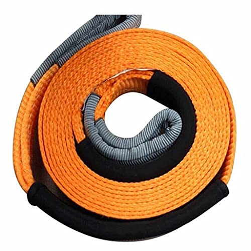 Ceinture de traction fluorescente pour remorquage en montagne et chemins boueux en SUV