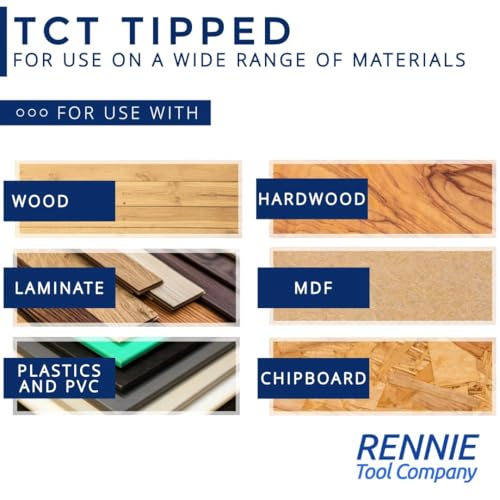 185mm x 20mm Bore x 80T TCT Saw Blade. 185mm Circular Saw Blade For Fine Cuts x 20mm Bore + 16mm Bore Reduction Rings Fits Evolution Bosch Makita Ryobi Dewalt Circular Saws Etc 5 185mm x 20mm Bore x 80T TCT Saw Blade. 185mm Circular Saw Blade For Fine Cuts x 20mm Bore + 16mm Bore Reduction Rings Fits Evolution Bosch Makita Ryobi Dewalt Circular Saws Etc - Image 5