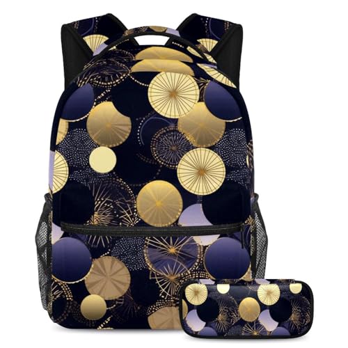 Sac à dos ergonomique et trousse géométrique contre le désordre