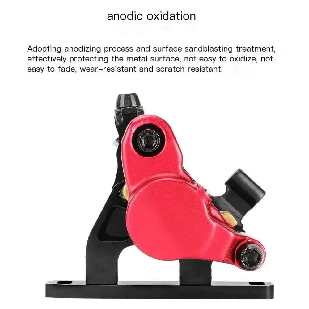 Pinza Freno Bicicleta Carretera 160 mm Cable Freno Disco hidráulico Aceite Cilindro Grande Que Tira los pistones Unibody 2 Freno Kit de Freno de Rodillo Trasero Freno de Tambor