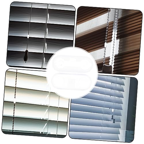 OSALADI 30 Pçs Cortinas De Cortina Transparente Contas Persianas Verticais Clipes De Contas Pom Aces