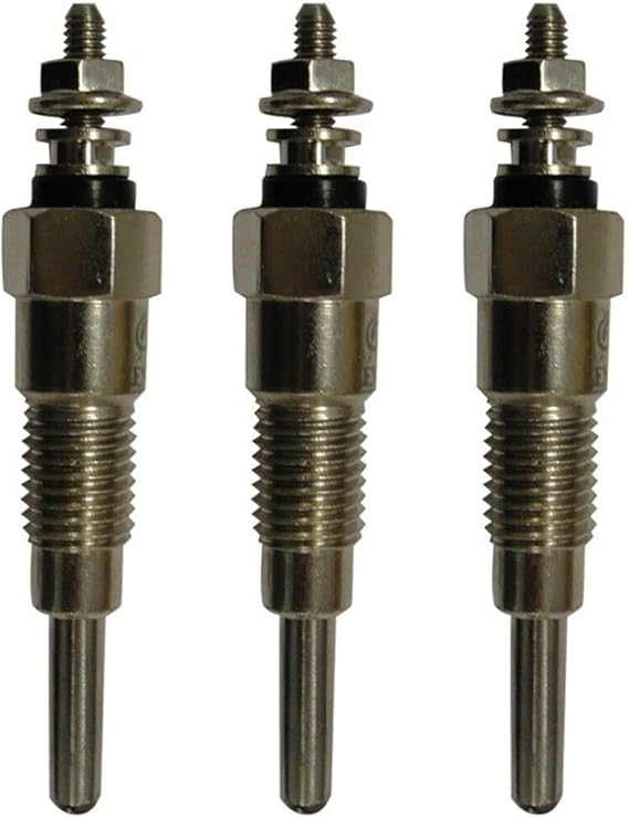Replacement For (3) Glow Plug Plugs Fits Kubota & Yanmar