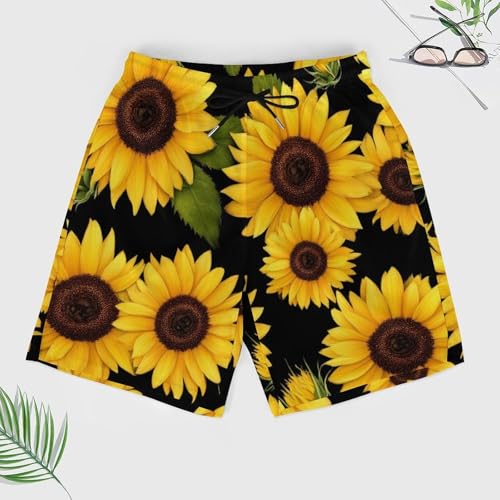 Supdreamc Boys Big & Tall Cargo Short Board Shorts Basic Beachwear with Pockets3