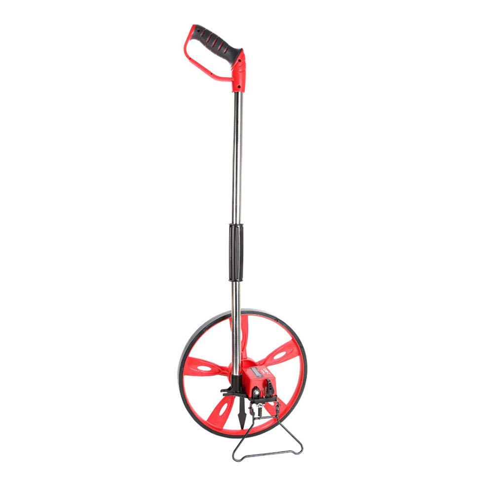 Rueda de medición de distancia, gran diámetro mecánico Rueda de medición de distancia plegable Rodillo de medición manual Alta precisión con manija plegable, bolsa de almacenamiento