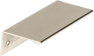 Amerock | Cabinet Pull | Polished Nickel | 3 inch (76 mm) Center to Center | Edge Pull | 10 Pack | Drawer Pull | Drawer Handle | Cabinet Hardware