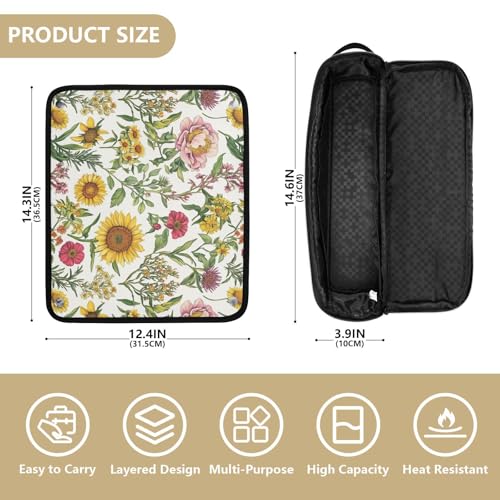 Funda de viaje con espacio para plancha y rizador miniatura 4