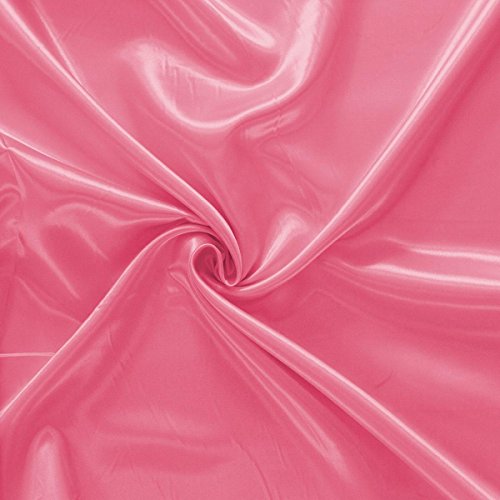 Morbidissimi Raso Satinato al metraggio per Cucito Creativo h. 150 cm - Colori Vari P671 Fucsia