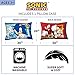 Franco Kids Bedding Super Soft Microfiber Reversible Pillowcase, 20 in x 30 in, Sonic The Hedgehog