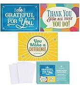 24 Appreciation Cards with Envelopes - Team Gifts, Teacher Gifts Bulk, Volunteer and Employee App...