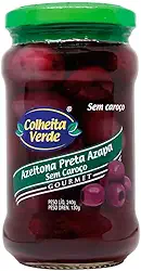 Azeitona Preta Azapa Sem Caroço Colheita Verde 240g