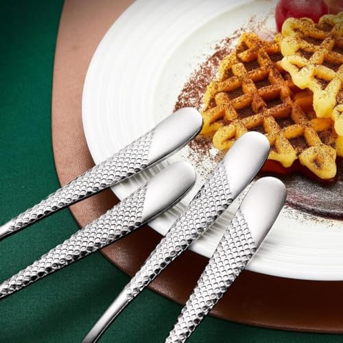 Image of Stainless Steel Dinner Forks Set, Ideal for Home, Kitchen or Restaurant, Heavy Duty and Mirror Polishing Cutlery Forks Set, Dishwasher Safe & Everyday Use (12 Pcs Small Fork, Silver)