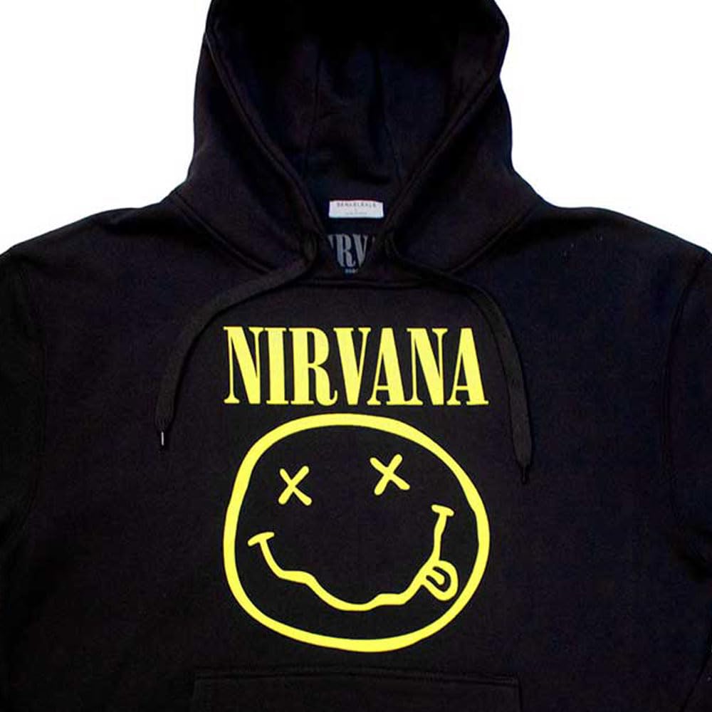 Nirvana Jaune Grunge Face Pullover Sweat-Shirt À Capuche
