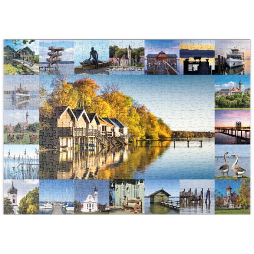Collage Ammersee Nº 1 - Baviera, Alemania - Premium 500 Piezas Puzzles - Colección Especial MyPuzzle de Starnberger Spiele Cover