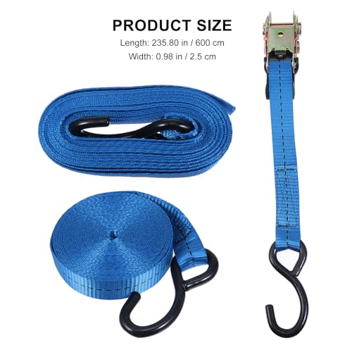 Cinta de poliéster resistente de 25mm con ganchos de acero inoxidable 2