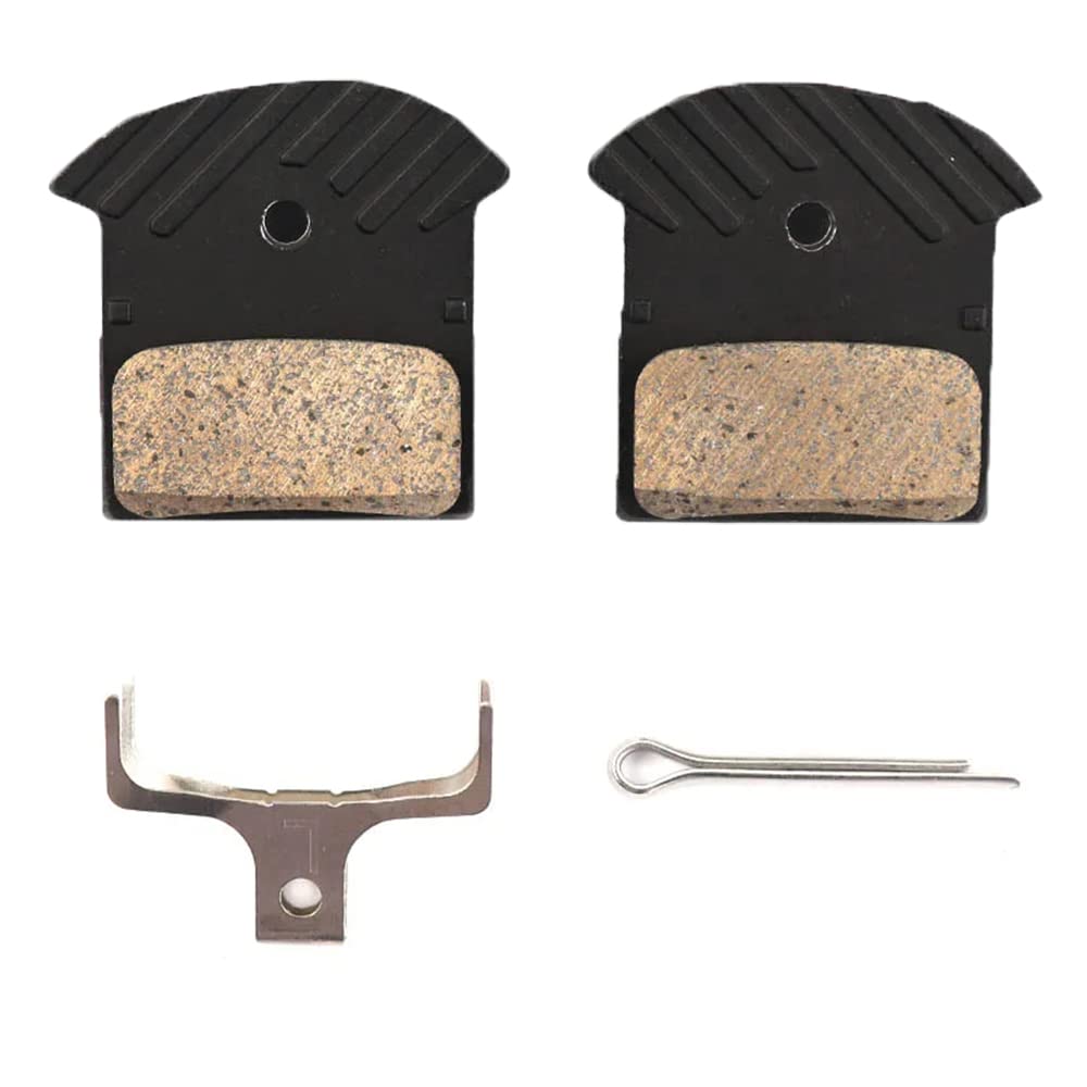Shimano Ice-Tech J04C Scheibenbremsbeläge Mit Kühlrippen Metallisch 25