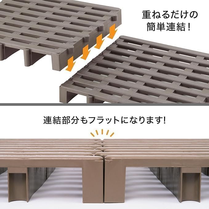 Amazon｜すのこベット ジョイントふとんすのこ 8枚入り 幅51.7×奥行