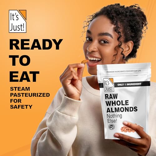 Image of It's Just - Raw Whole Almonds, Unsalted, 32oz