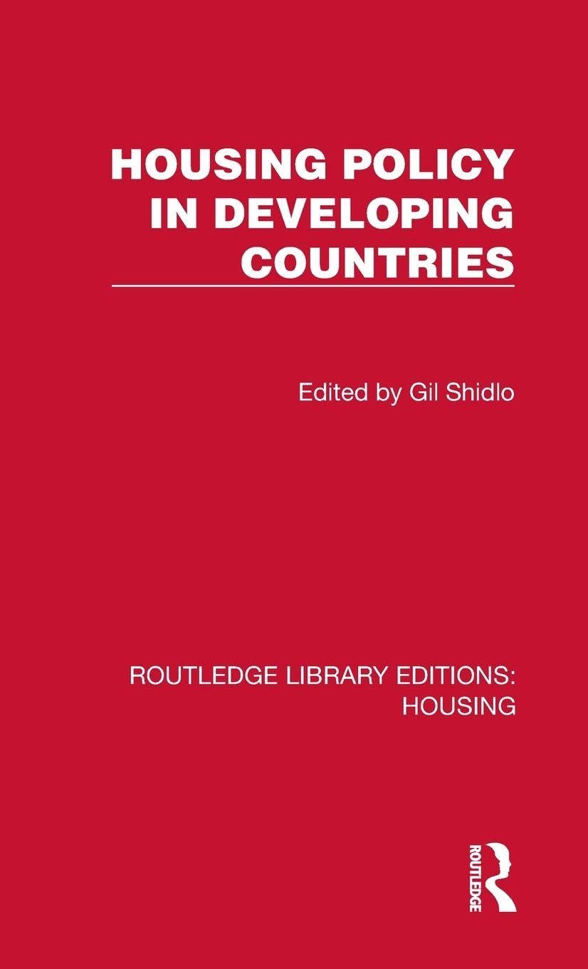 Housing Policy in Developing Countries (Routledge Library Editions: Housing)