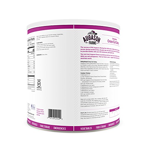 Augason Farms Dehydrated Cross Cut Celery 1 lb 2 oz No. 10 Can - Image 3