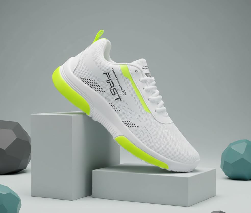 Image of HOTSTYLE Fast Trendy Trainer Execellent Running Gear Lace-Ups Sporty Loafers for Men (White)