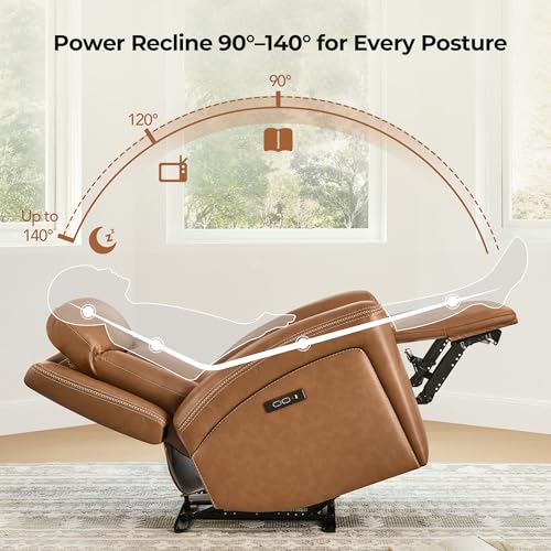 Super Zero Gravity Power Recliner with Adjustable Headrest - Image 6