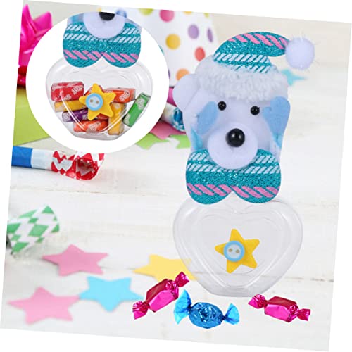 Healvian 1 Peça Caixa De Doces De Natal Jarra De Regalo Para De Coração Caixa Decorativa Caixa De Fa