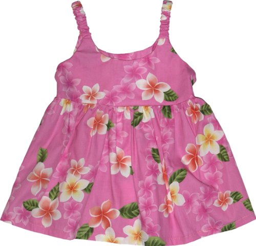 RJC Girls Plumeria Garden Bungee Dress 2pc Set Pink 12 Months