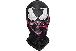 Spiderman Symbiote Mask: Fabric Mask Hood Balaclava Horrible Skull Cosplay