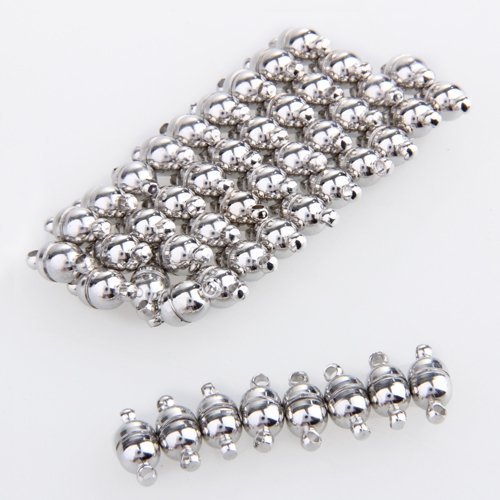 Preisvergleich Produktbild Ecloud Shop 50X Magnetverschluss Magnet Verschluss Kettenverschluss Charms