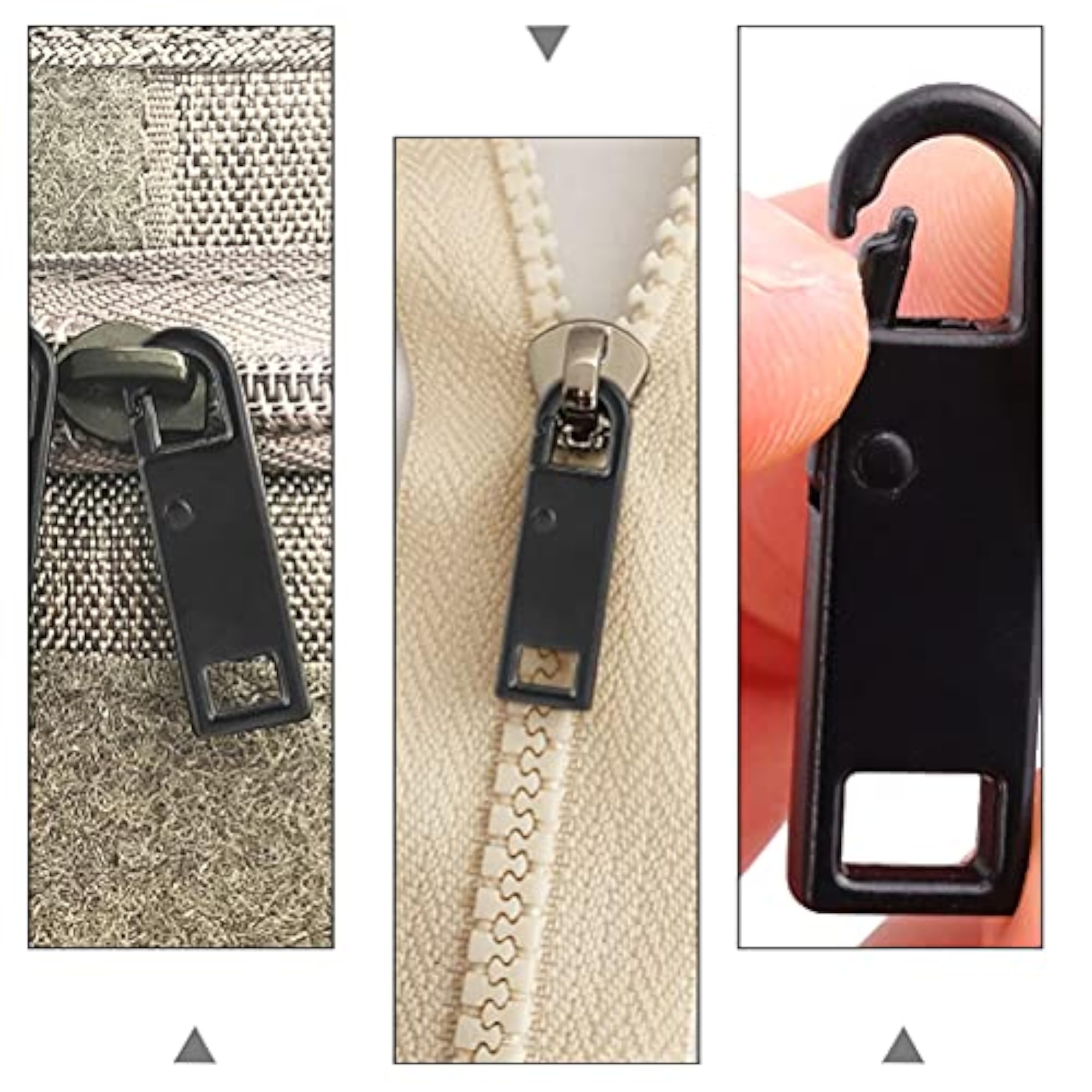 8pcs Detachable Zipper Pull for Luggage and Backpacks