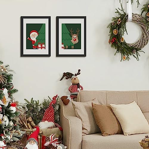 Image of upsimples A3 Picture Frame, Display Pictures 8.3x11.7 with Mat or 11.7 x 16.5 Without, Wall Hanging Poster Frames, Black, 1 Pack