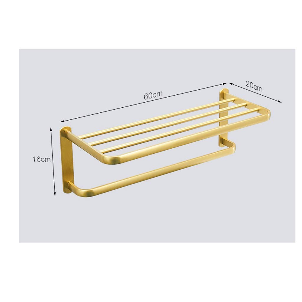 Estantes de baño, estante de Metal, estante de cocina, estante de almacenamiento para baño, ducha, galvanizado, baño, latón, estante de almacenamiento de Una Sola capa