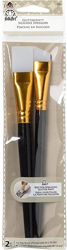 FolkArt Glitterific, esparcidores de silicona, 2 piezas