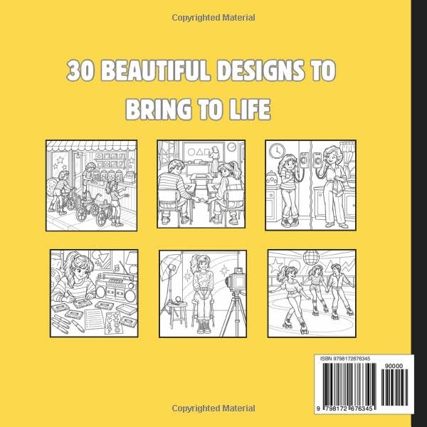 Growing U GenX: A Nostalgic Coloring Book Gen X Edition (The Growing Up Collection) image 3
