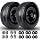 4.10/3.50-4" Tire and Wheel, 10" Solid Tire, 5/8" Bearing with 3/4" & 1/2" Extra Bearings, 4.10/3.50-4 Flat Free Wheels, 2.2"