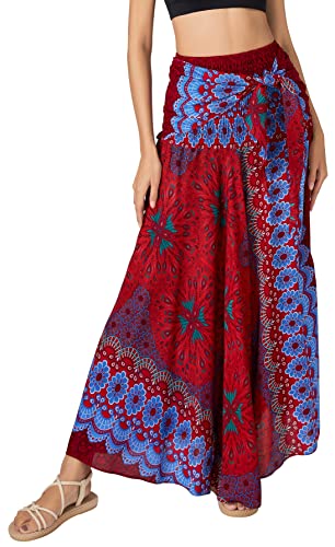 Image of Joob Joob Long Boho Skirts for Women - Bohemian Hippie Maxi Summer Skirt