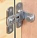 3 inch The 90 Door Buckle Bolt barn Door Lock Right Angle Bending Latch hasp Toilet Doors and Windows