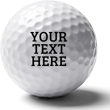 Personalized Golf-Balls Custom Text Logo Image Golfballs High Performance Customizable Gift for Men Women Father Mother