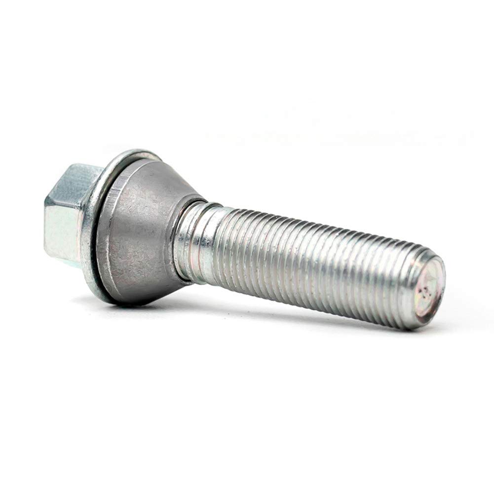 H&R Wheel bolt Taper-Head with movable cone M14x1.25 - Length 43mm (e.g. compatible with BMW)