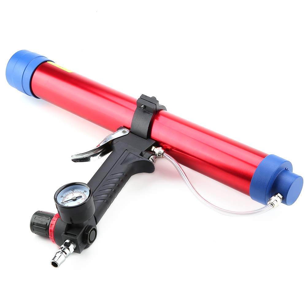 Pistola Silicone Pneumatica per Sigillante Cartucce 300ml-600ml Senza Troppopieno per Edilizia