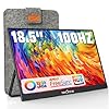 InnoView Monitor portátil de 18.5 pulgadas, 100 Hz, 120% sRGB, 1080P FHD IPS monitores portátiles grandes para portátil USB C HDMI HDR Monitor de viaje con función atril Mac PC Xbox PS4/5 Switch