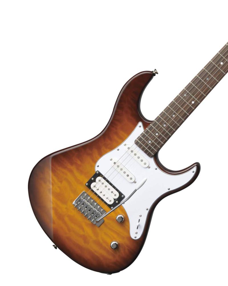 Amazon.com: Yamaha PAC212VQM TBS Electric Guitar - Quilted Maple