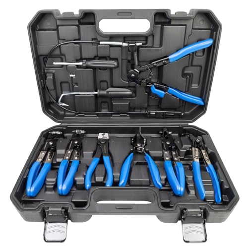 11tlg Schlauchklemmenzangen Set inkl. Koffer...