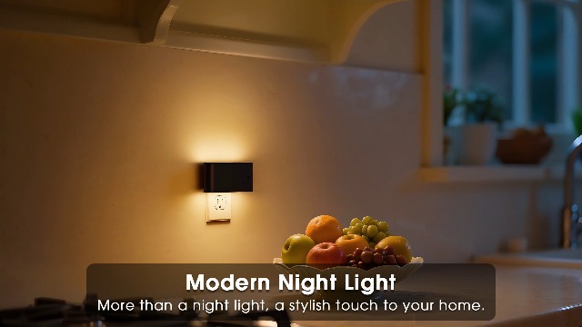 Image of L LOHAS LED Night Light, 2 Pack Dimmable Modern LED Night Lights Plug into Wall,Dusk to Dawn Sensor Night Lights for Kid, 0-100LM 3000K Soft White Nightlight for Hallway Bedroom Stairway