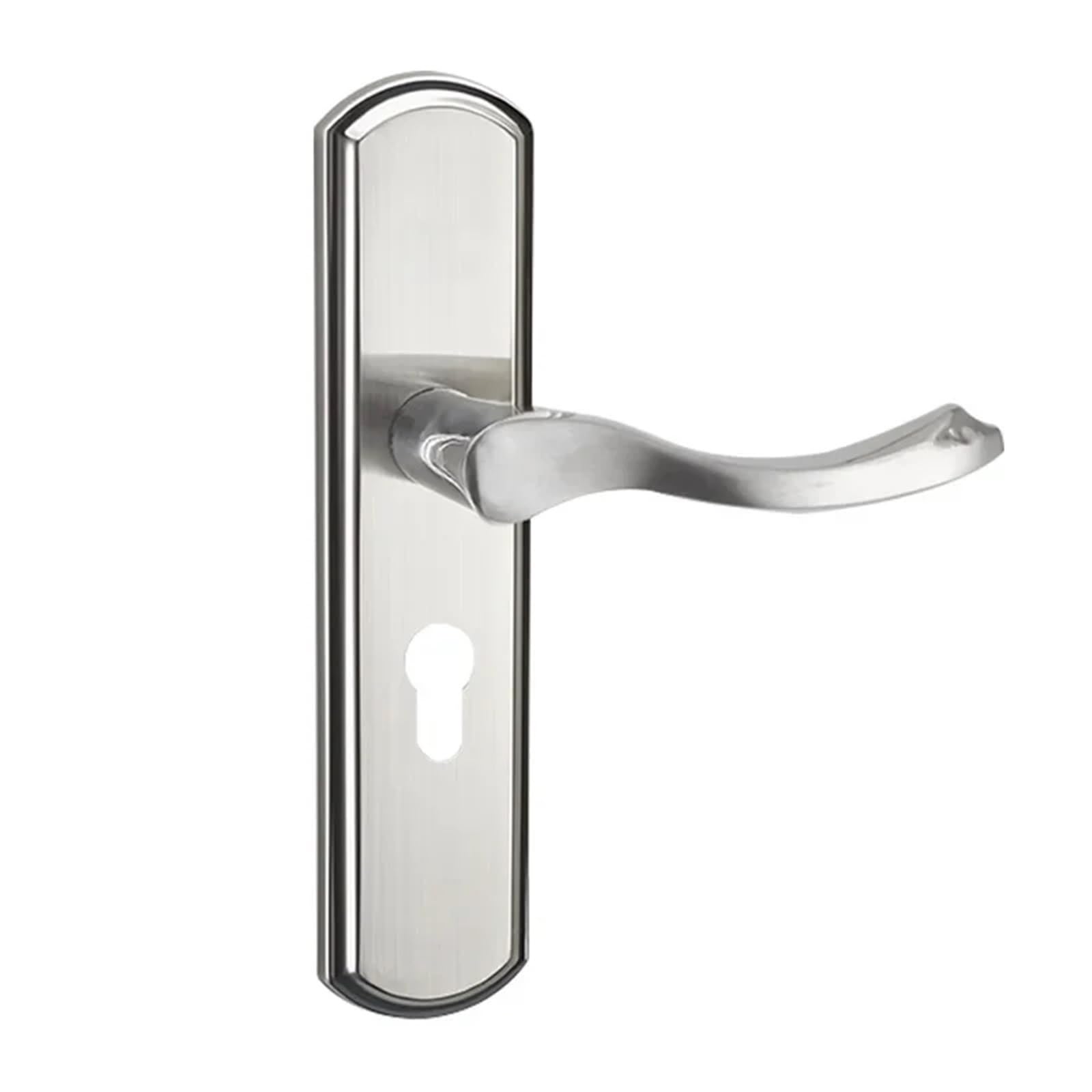 Sxolcoufoh H 304 Stainless Steel Silent Bdoor Lock Wit Adjustable Ole Distance 1Pcs(H)