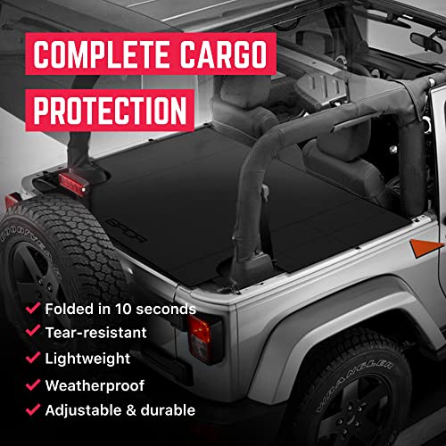 Image of GPCA Cargo Cover for Jeep Wrangler 2007-2018, JK 2-Door Hard /SoftTop