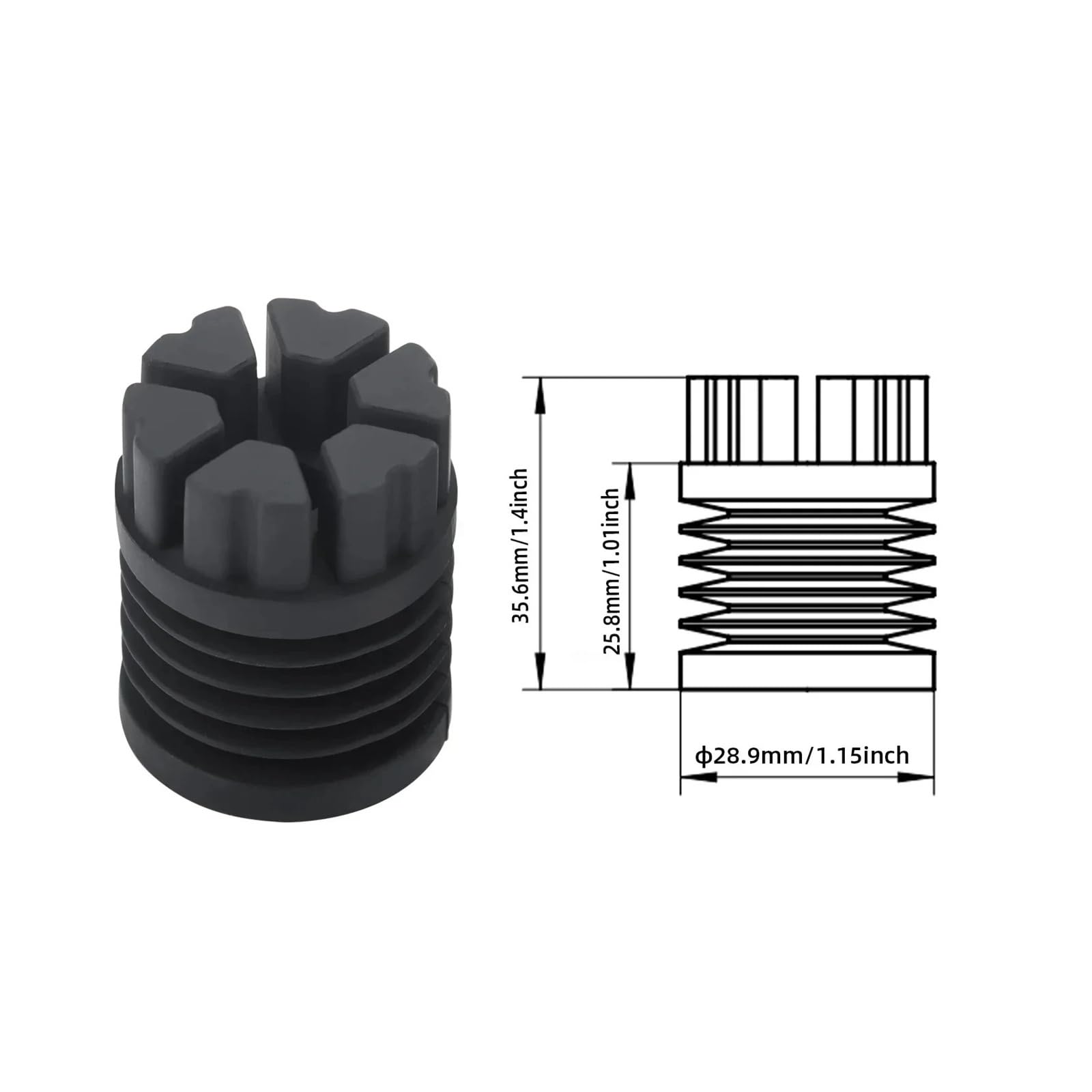 Compatibile con Bambu, piedini antivibranti P1P | P1P, Antivibrazione, Piedini(For A1 mini)
