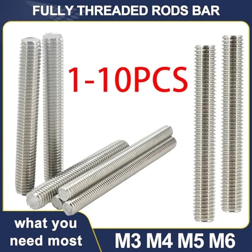 Tige filetée en acier inoxydable 304 M3 pour fixation solide de 45mm - 2